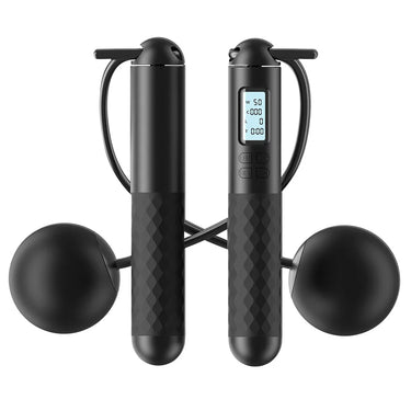 Smart Weighted Cordless Jump Rope – Digital Counter, Ropeless & Tangle-Free for Fast Fitness Results